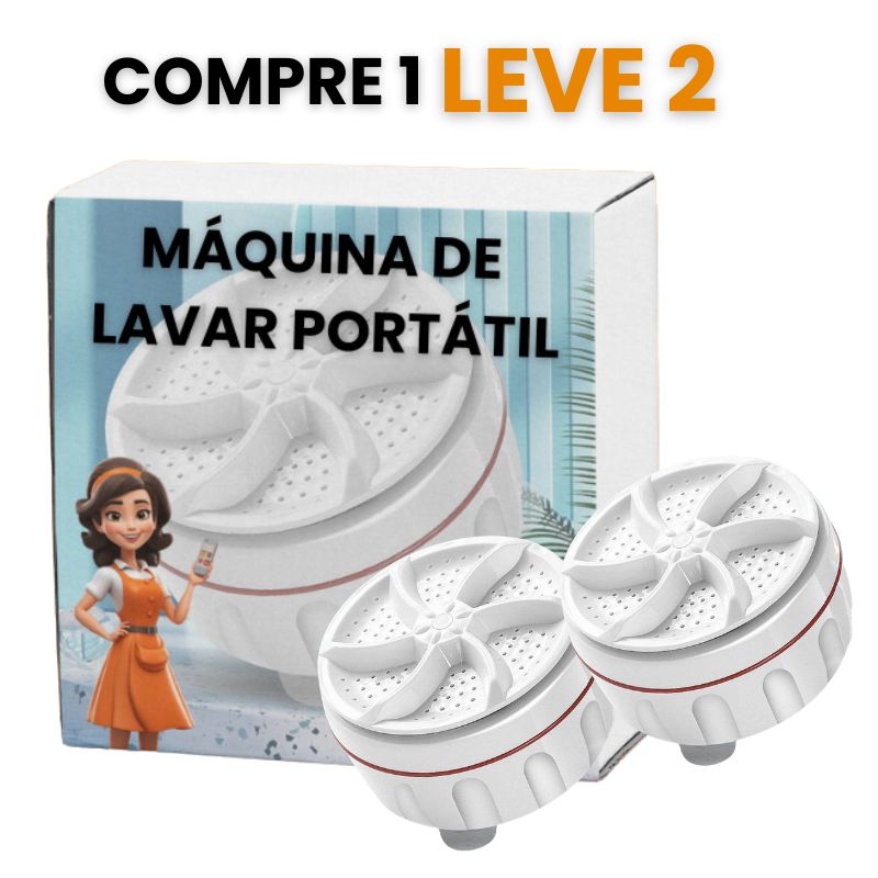 Máquina de Lavar Portátil (COMPRE 1 LEVE 2) - UltraLava